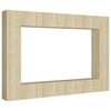 vidaXL 8-delige Tv-meubelset bewerkt hout sonoma eikenkleurig