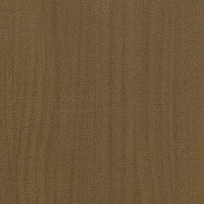 vidaXL Bedframe massief grenenhout honingbruin 120x200 cm