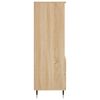 vidaXL Hoge kast 40x36x110 cm bewerkt hout sonoma eiken