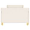 vidaXL Bedframe voor kinderen met hoofdbord Crème 80 x 200 cm