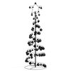 vidaXL LED-kerstboom met kerstballen 100 LED's warm wit 150 cm