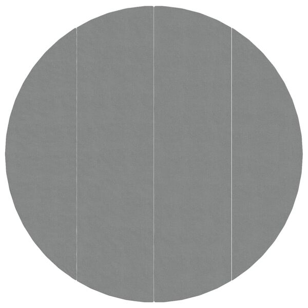 vidaXL Zwembadgrondzeil Ø500 cm polyester geotextiel lichtgrijs
