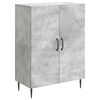 vidaXL Dressoir Betongrijs 66 x 34,5 x 89,5 cm Bewerkt hout