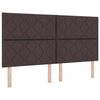 vidaXL Hoofdbord Donkerbruin 180 cm Stof