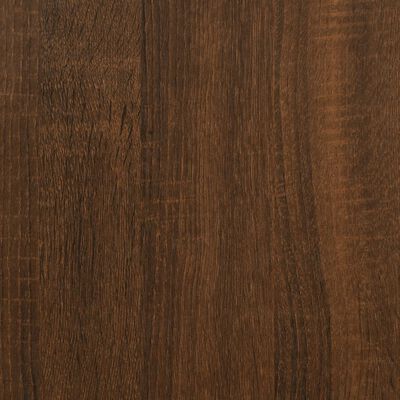 vidaXL Dressoirs 2 st 40x35x70 cm bewerkt hout bruin eikenkleur