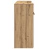 vidaXL Receptiebalie 200x50x103,5cm bewerkt hout artisanaal eikenkleur