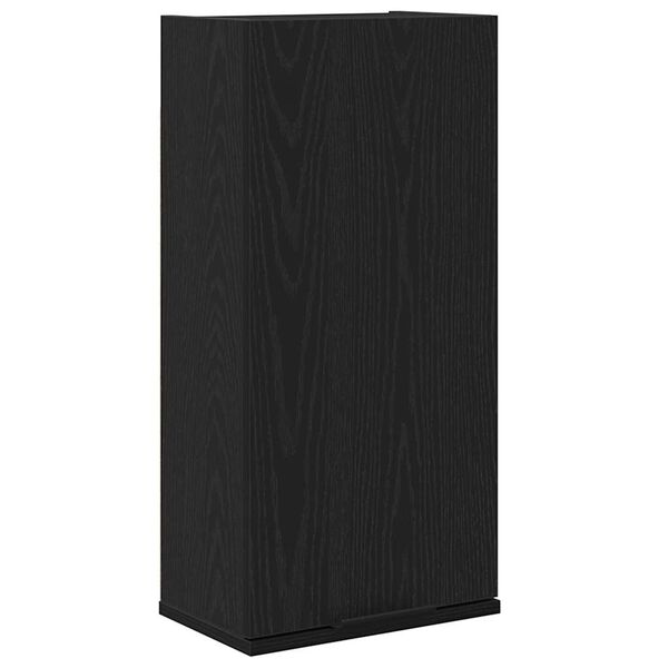 vidaXL Wandkast zwart eiken 32x20x67 cm bewerkt hout
