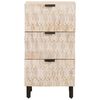 vidaXL Dressoir met lade Witte Was Afwerking 40 x 33,5 x 75 cm