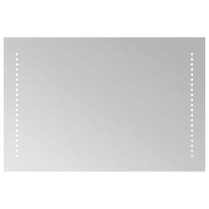 vidaXL LED Badkamer Spiegel Doorzichtig 60 x 40 cm gehard glas