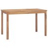 vidaXL Tuintafel 120x70x77 cm massief teakhout