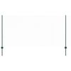 vidaXL zeshoekig gaasgek met palen 25 x 1,2 m PVC-Coated Staal Groen