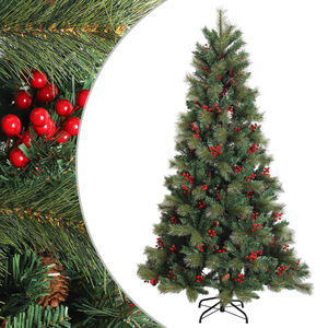 vidaXL Kunstmatige Inklapbare Kerstboom 150 cm PVC en Metaal Groen