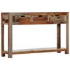 vidaXL Wandtafel met 3 lades 120x30x75 cm massief acaciahout