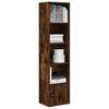 vidaXL Boekenkast 31x24x127 cm bewerkt hout gerookt eikenkleurig