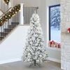 vidaXL Kunstmatige Inklapbare Kerstboom Wit 240 cm PE en PVC