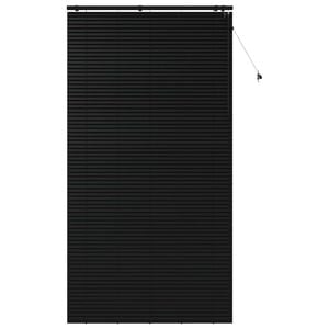 vidaXL Venetiaanse jaloezie Zwart 125 x 250 cm 35 mm