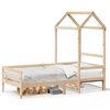 vidaXL Slaapbank met huisje 80x200 cm massief grenenhout