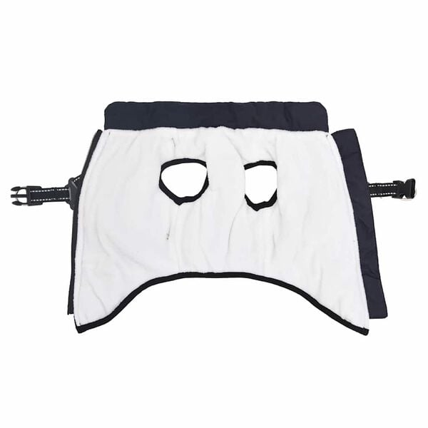 vidaXL Hondenjas met harnas waterdicht reflecterend marineblauw L24