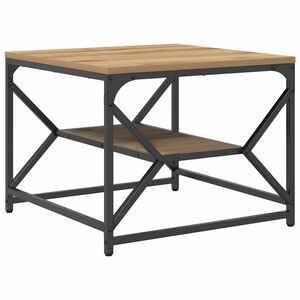 vidaXL Salontafel Artisan Eiken 51 x 50 x 40 cm
