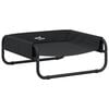 vidaXL Hondenbed Lichtgrijs 70 x 70 x 28,5 cm Staal