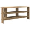 vidaXL HoekTVKast 102x40,5x45cm Artisan Eiken Bewerkt hout
