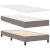 vidaXL Boxspringbed met hoofdeinde Taupe 90 x 190 cm Stof