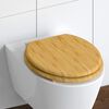 SCH&Uuml;TTE Toiletbril met soft-close NATURAL BAMBOO
