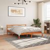vidaXL Bedframe zonder matras massief grenenhout wasbruin 180x200 cm