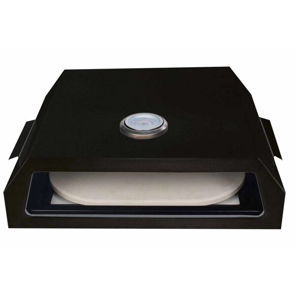 BBGRILL Barbecuesteenoven staal zwart