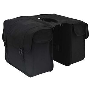vidaXL Fietstas Zwart 40 x 18,5 x 35 cm Polyester
