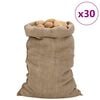 vidaXL Jutezakken 30 stuks 340 g/m&sup2; 60x105 cm 100% jute