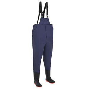 vidaXL Chest Waders met laarzen Maat 38 Blauw