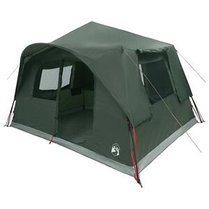 vidaXL Directe Tent Legergroen 365 x 380 x 200 cm Polyester en staal