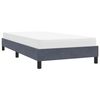 vidaXL Bedframe zonder matras 80x220 cm fluweel donkergrijs