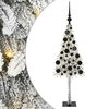vidaXL Kerstboom met 150 LED met standaard Wit 120 cm PE en staal