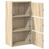 vidaXL Boekenkast 40x24x77 cm bewerkt hout sonoma eikenkleurig