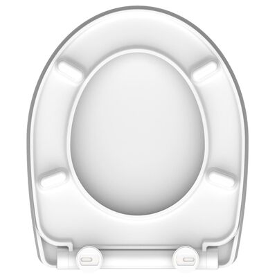 SCHÜTTE Toiletbril met soft-close CRAZY SKULL duroplast hoogglans