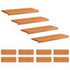 vidaXL Trapmatten 12 st Licht Bruin 70 x 30 x 2 cm Massief beukenhout
