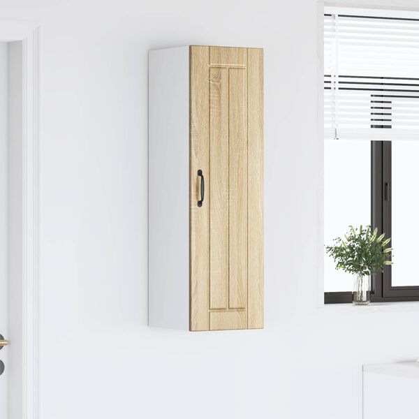 vidaXL Keukenkast Sonoma Eiken 30 x 31 x 100 cm Bewerkt hout