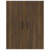 vidaXL Hangkast 69,5x34x90 cm bewerkt hout bruin eikenkleur