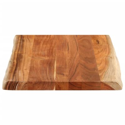 vidaXL Tafelblad rechthoekig natuurlijke rand 90x60x3,8 cm acaciahout