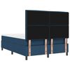 vidaXL Boxspringbed met matras met hoofdeinde Blauw 140 x 190 cm Stof