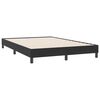vidaXL Boxspring met matras fluweel zwart 140x220 cm