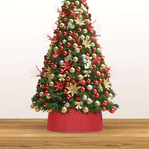 vidaXL Kerstboomrok &Oslash;54x19,5 cm rood