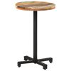 vidaXL Bistrotafel rond &Oslash;50x75 cm massief gerecycled hout