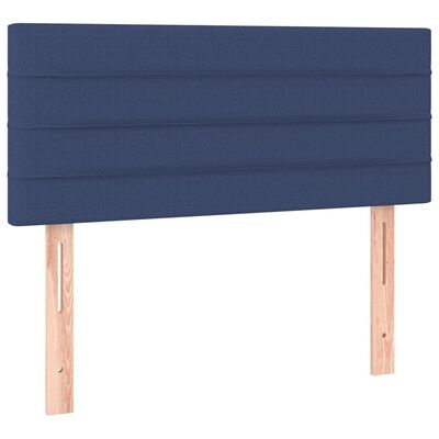 vidaXL Hoofdbord 100x5x78/88 cm stof blauw