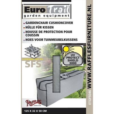 Eurotrail Draagtas voor tuinkussen grijs