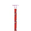 vidaXL Boottouw 3 mm 50 m polypropyleen rood