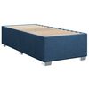 vidaXL Boxspring met matras stof blauw 100x200 cm