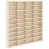 Muurdisplaykast met plank Beige 40 x 4,5 x 43 cm Bewerkt hout